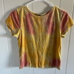 Free People velvet crop top